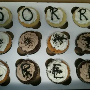 Dozen cupcakes I recieved from here. Yes they were good. Thanks Melanie