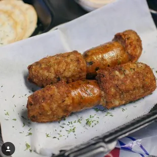 Our Deep Fried Boudin is suuuuuper delicious! Believe us, you&apos;ll be Cravin It!