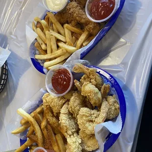 F1. Fried Shrimp Basket &amp; kids F7. Chicken Tender Basket
