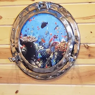 I would love to know where you found the port hole decor.