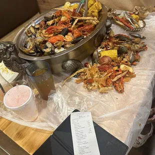 "Big boil" what we "ate" is on the table