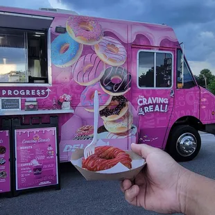 Gotta love everything about the pink truck!!!! Always fresh and made to order