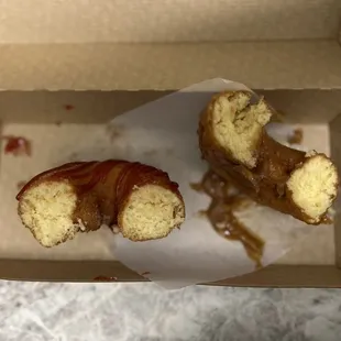 Inside of doughnuts