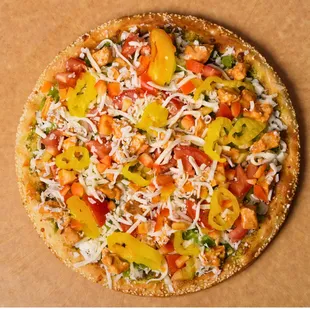 Spicy Pizza:-
Kick up the heat with our Spicy Chicken or Spicy Paneer.Heat seekers, this one's for you!