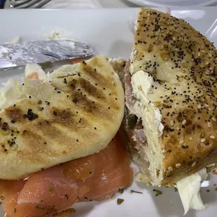 Bagel and lox.