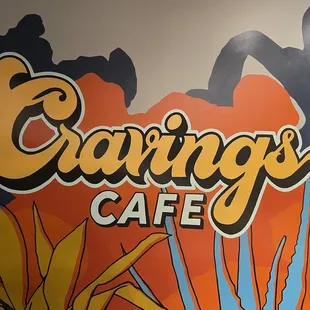a sign for the restaurant