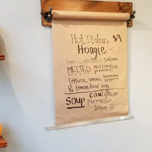 Daily specials board