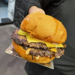 DOUBLE PATTY SMASH BURGER