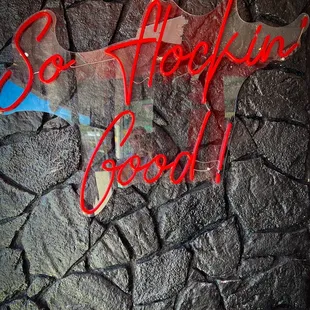 a neon sign that says so florida good