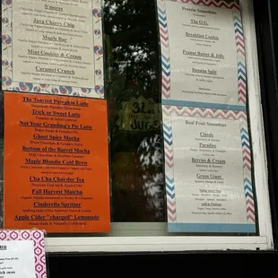 Frappe and smoothie options