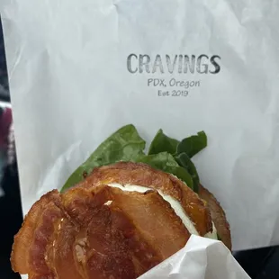 Keto breakfast sandwich