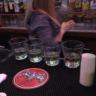 Rough day??? Jessica will make sure to curb your appeal with a full bar of assorted liquors...