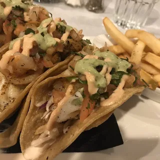 Blackened Seafood Tacos