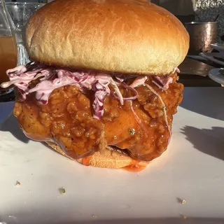 Nashville Hot & Honey Chicken Sandwich