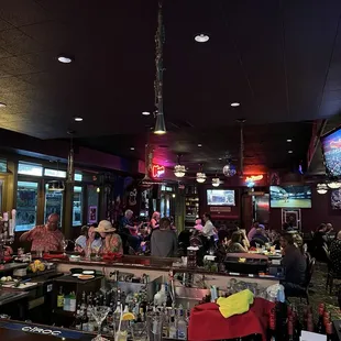 Downstairs bar.