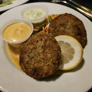 Crab cake appetizer