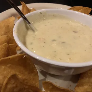 Shrimp dip. Very salty. Not much detectable shrimp.