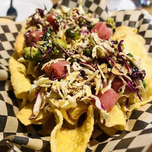 Ahi Nachos