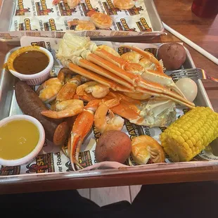 Miss crab with an extra cluster of crab legs