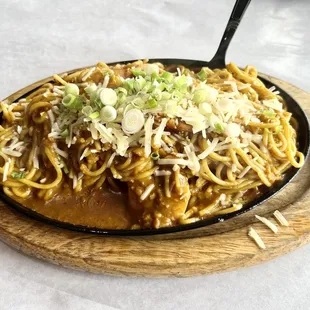 GARLIC NOODLES with SHRIMP