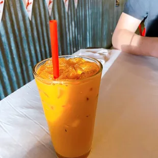 Thai Ice tea + vodka