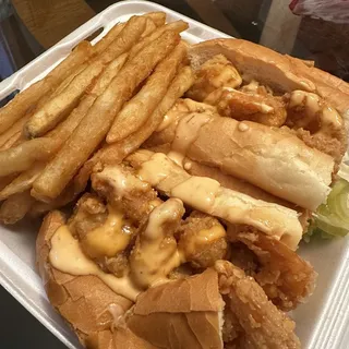 Shrimp Po Boy Sandwich