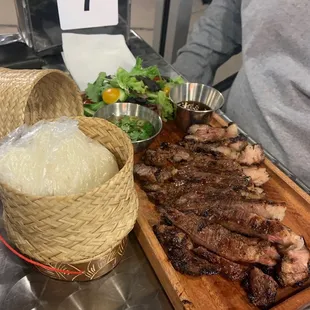 Tiger cry with sticky rice!