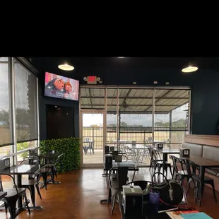 the inside of a restaurant