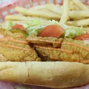 Catfish Poboys