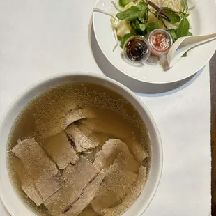 #5. Large Rare Steak &amp; Brisket Pho no onions ($11.95 plus extra for Large)