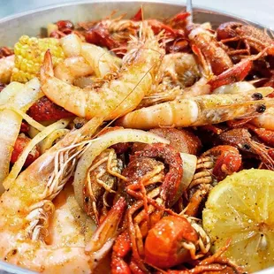 paella, food
