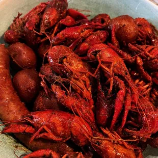 2lbs spicy (to-go order) Boiled Crawfish