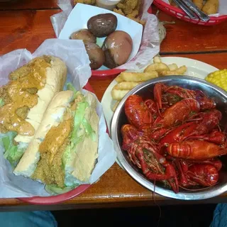 Fried Crawfish Combo Meal