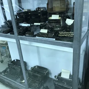 Tons of typewriters