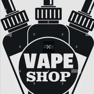 a vape shop logo - stock image