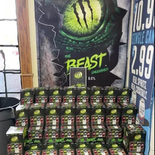 a display of beast energy