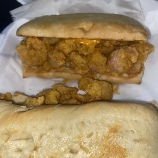 Overflowing shrimp