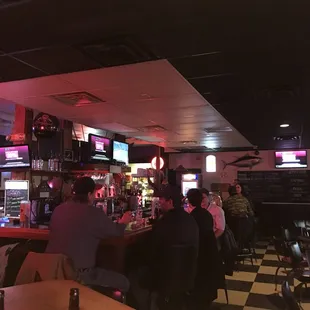 Back half of the bar