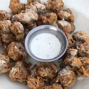 Fried mushrooms