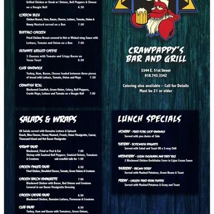 Menu page 1