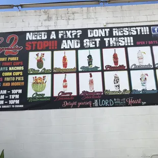 Outside Red River street menu