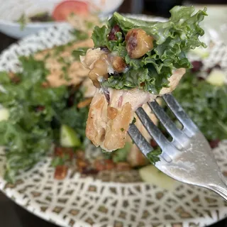 Garden Kale Salad with Chicken