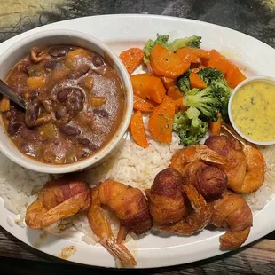 Shrimp Brochette Dinner