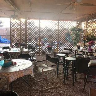 The patio