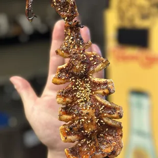 Spicy sauce whole squid