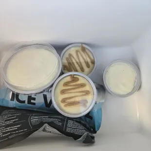 Plain and salted caramel!