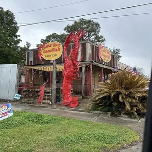 The exterior of the restaurant