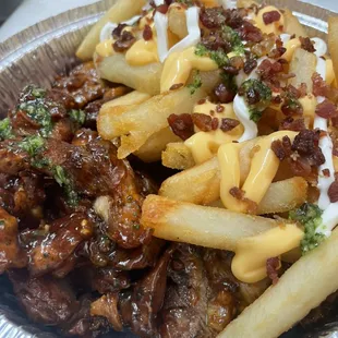 Munchie killer (Crazy Fries w chicken)