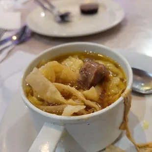 a bowl of soup