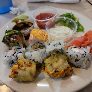 sushi and sashimi, food